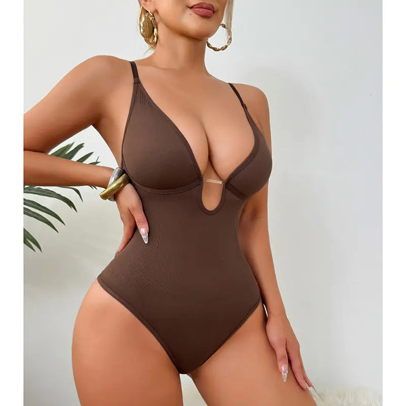Deep V Bodysuit